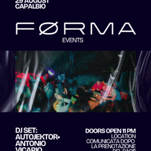 PASS -  FØRMA 29 Agosto 2026